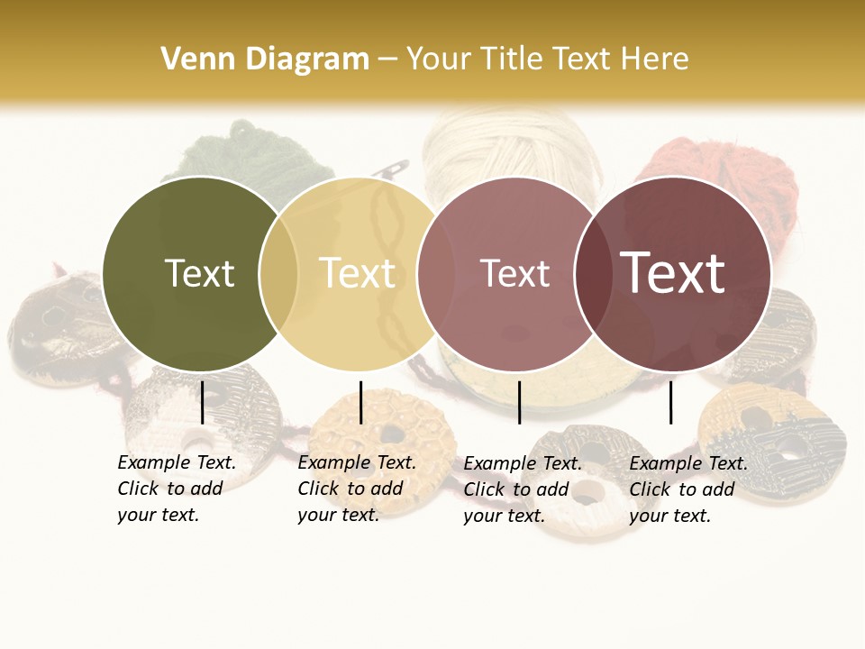 Button Isolated Fashion PowerPoint Template