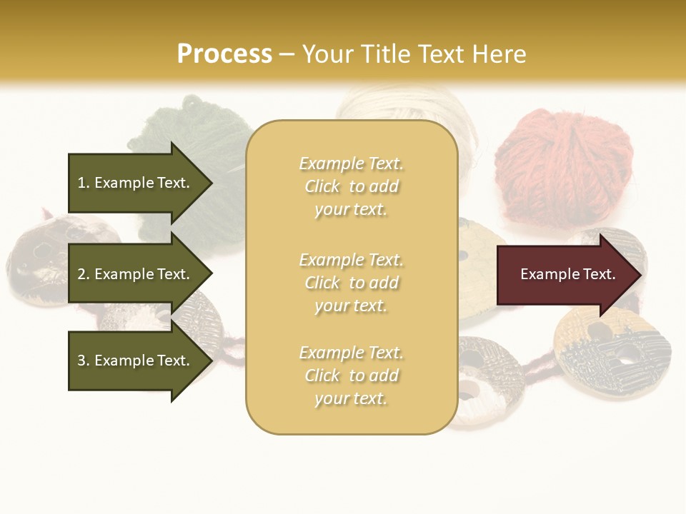 Button Isolated Fashion PowerPoint Template