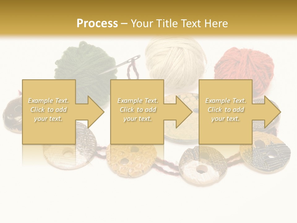 Button Isolated Fashion PowerPoint Template