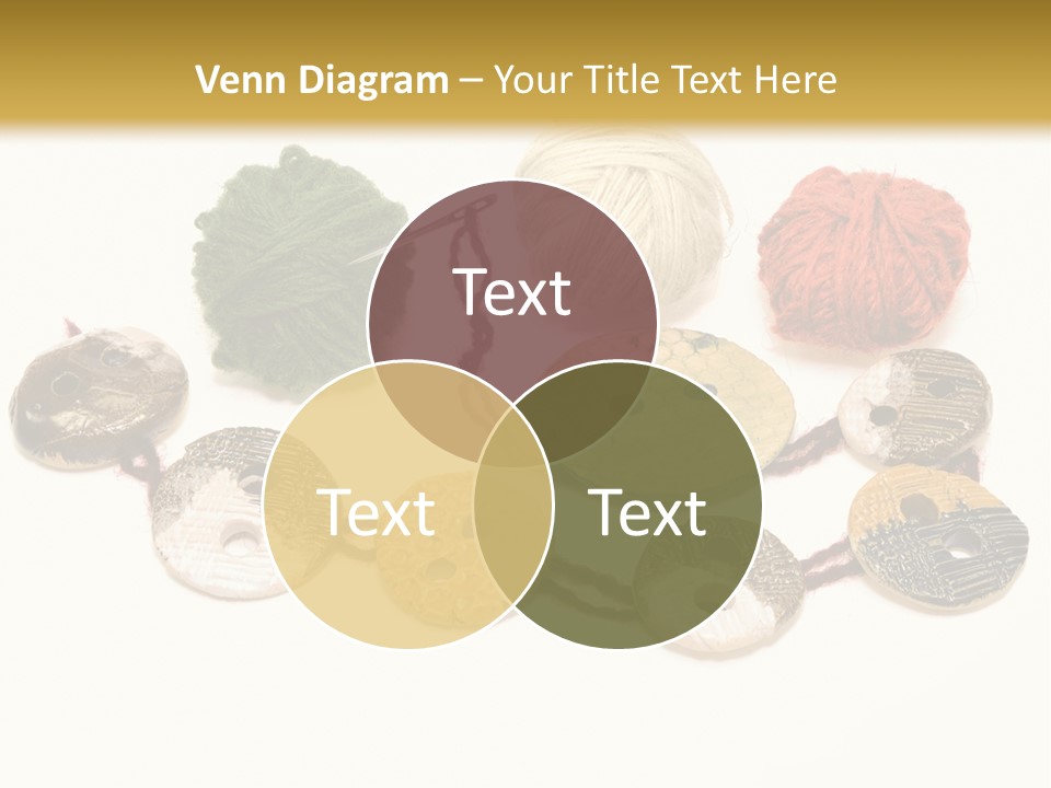 Button Isolated Fashion PowerPoint Template