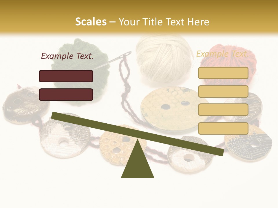 Button Isolated Fashion PowerPoint Template