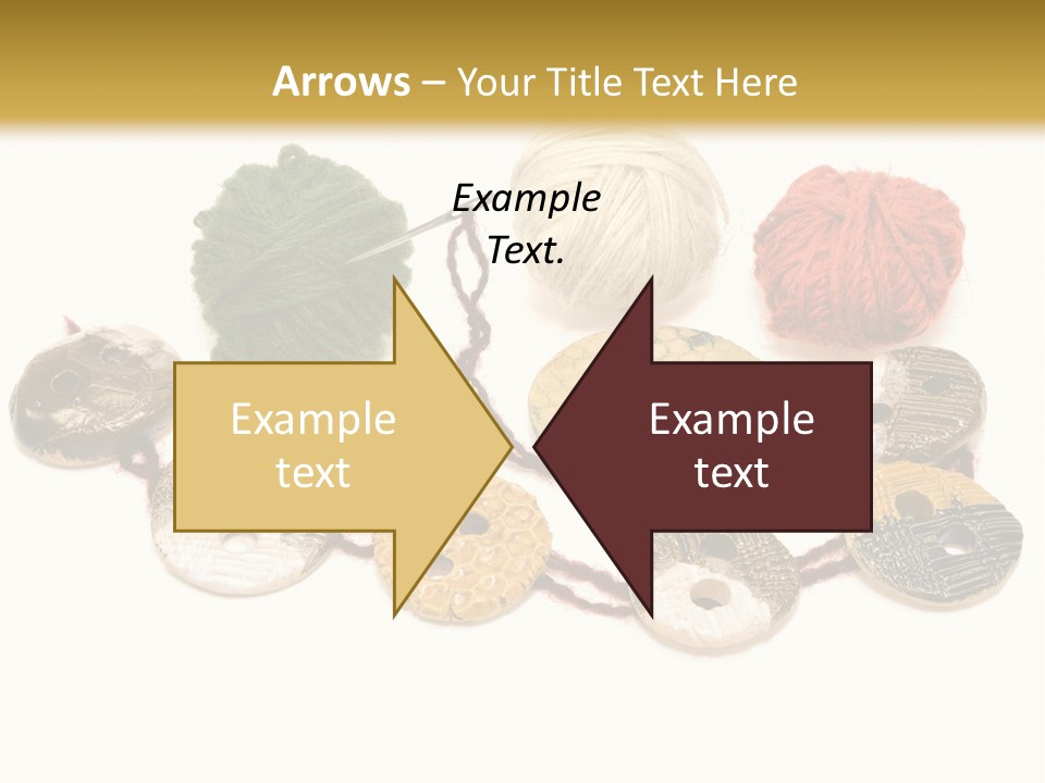 Button Isolated Fashion PowerPoint Template