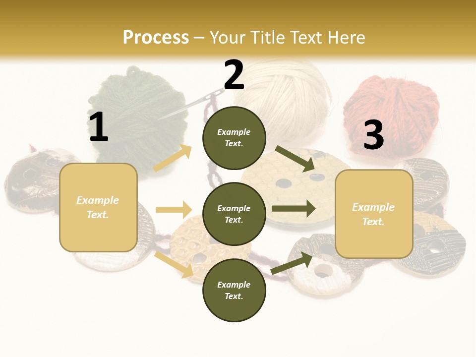 Button Isolated Fashion PowerPoint Template