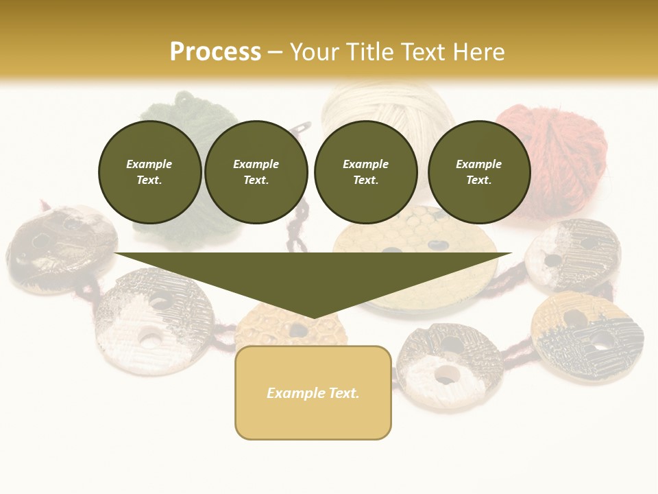 Button Isolated Fashion PowerPoint Template