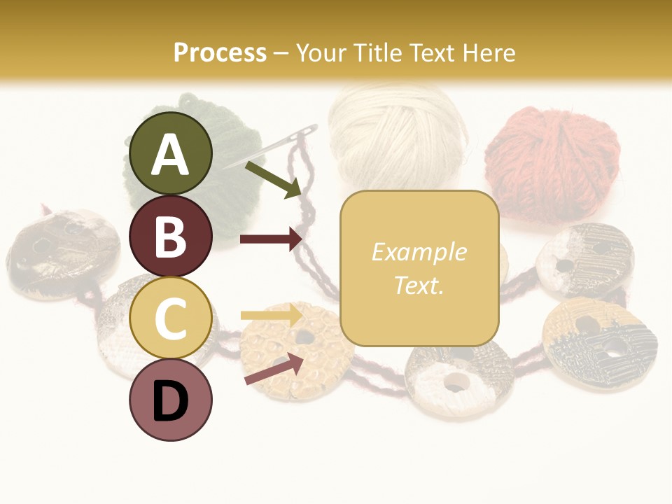 Button Isolated Fashion PowerPoint Template