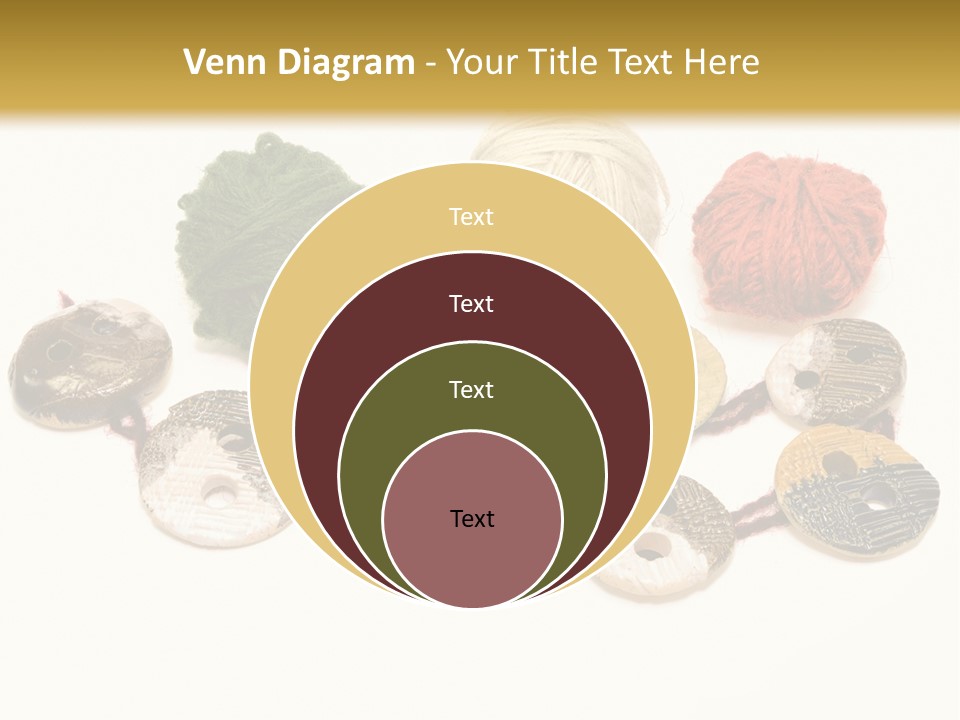 Button Isolated Fashion PowerPoint Template