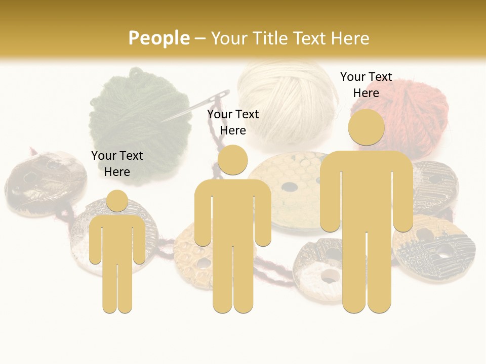 Button Isolated Fashion PowerPoint Template