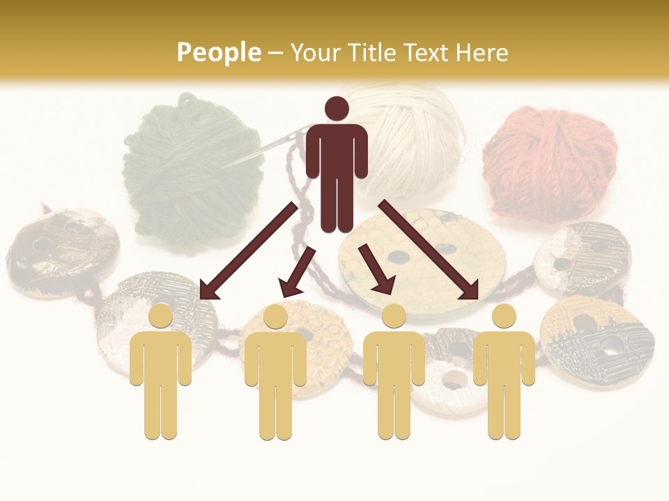 Button Isolated Fashion PowerPoint Template