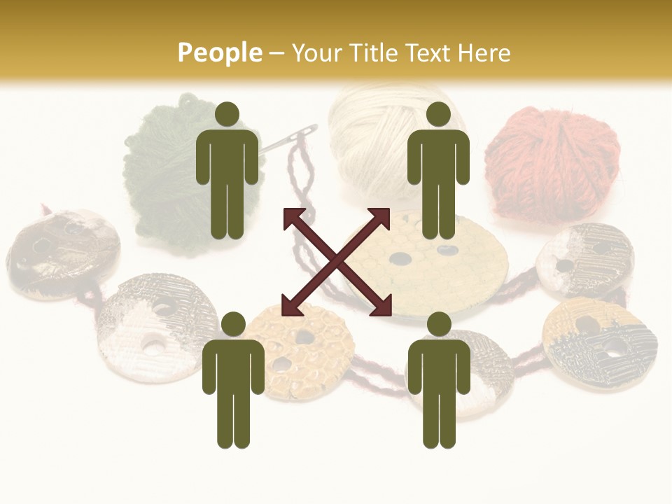 Button Isolated Fashion PowerPoint Template