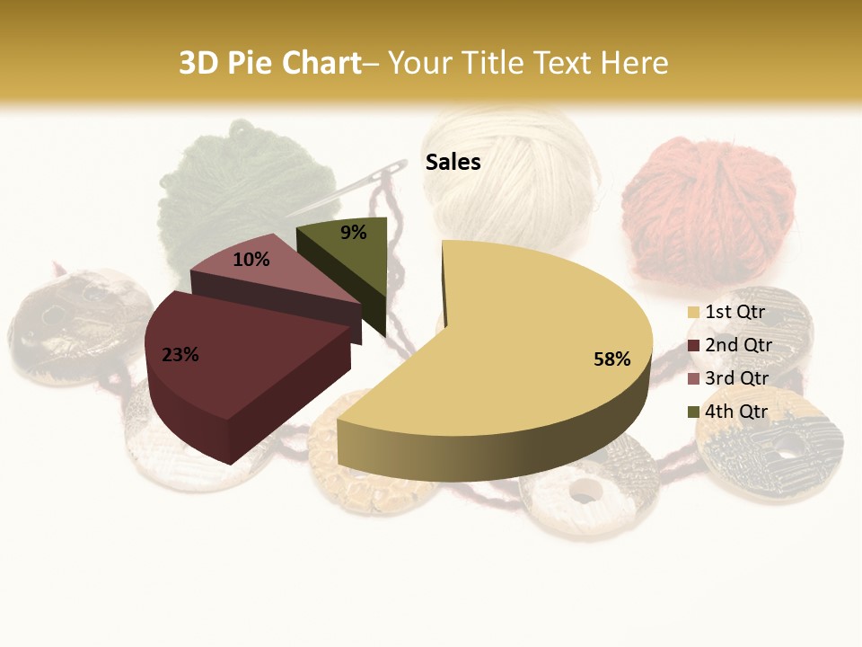 Button Isolated Fashion PowerPoint Template