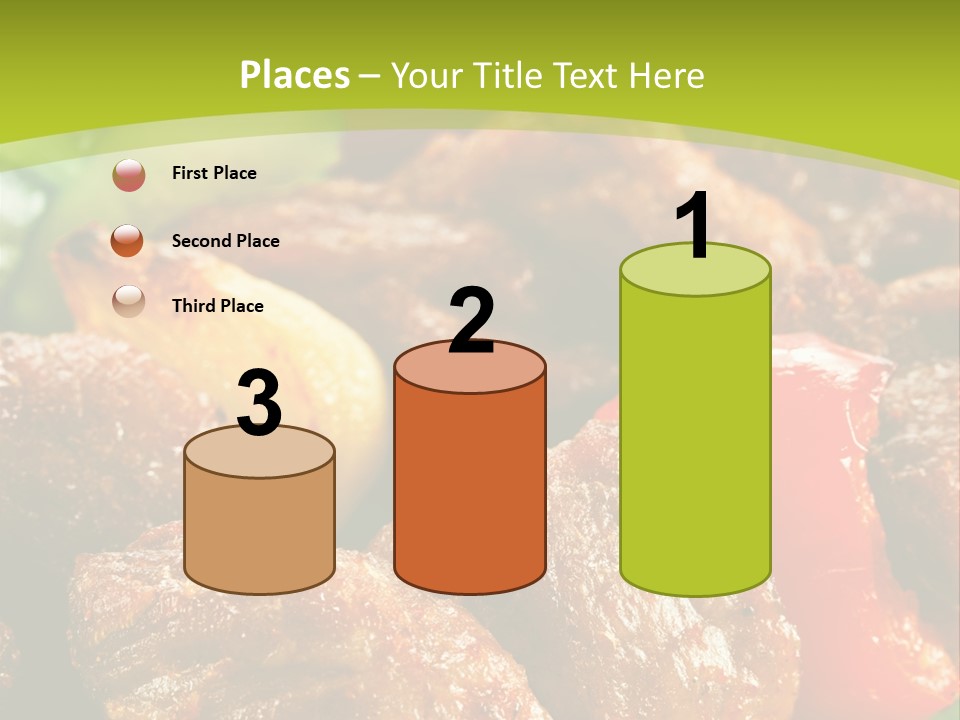 Grilled Pepper Kebap PowerPoint Template