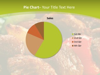 Grilled Pepper Kebap PowerPoint Template