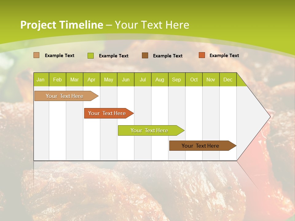 Grilled Pepper Kebap PowerPoint Template