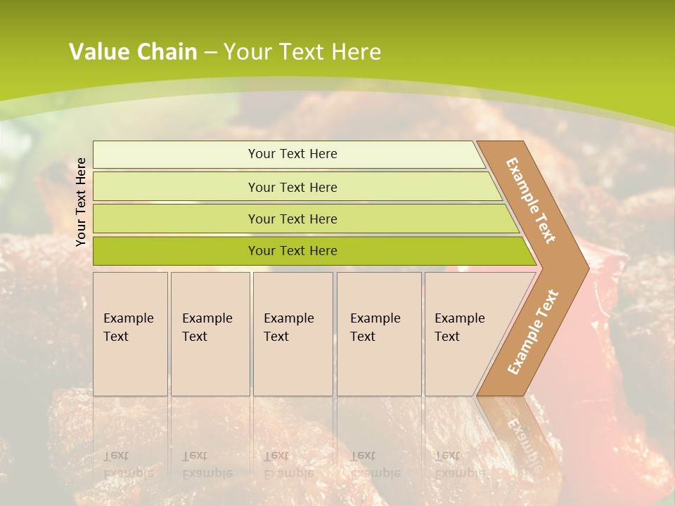 Grilled Pepper Kebap PowerPoint Template
