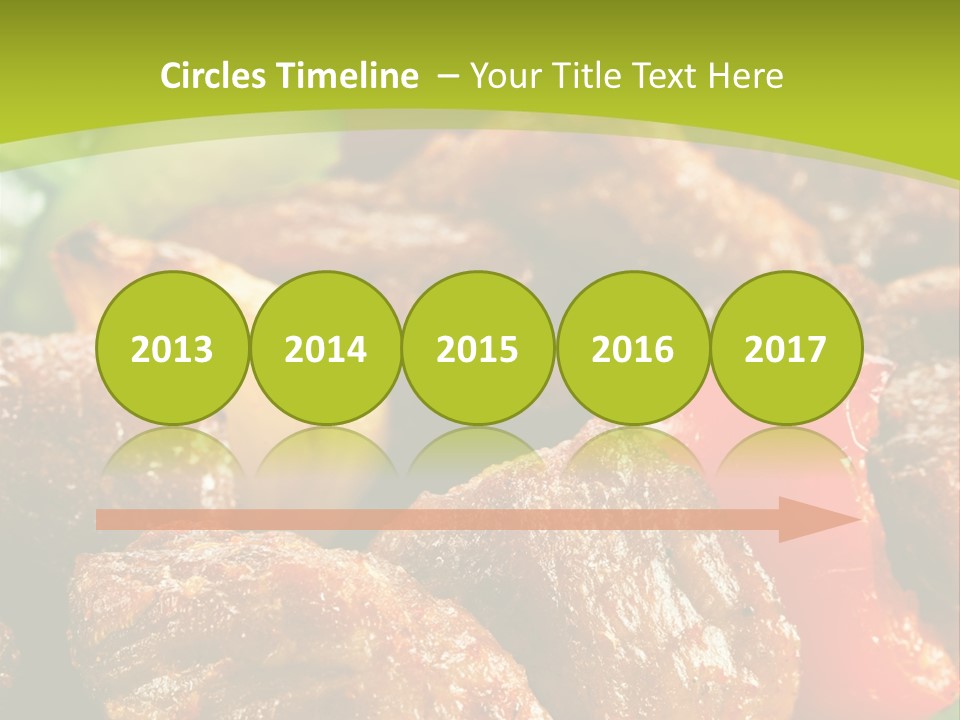 Grilled Pepper Kebap PowerPoint Template