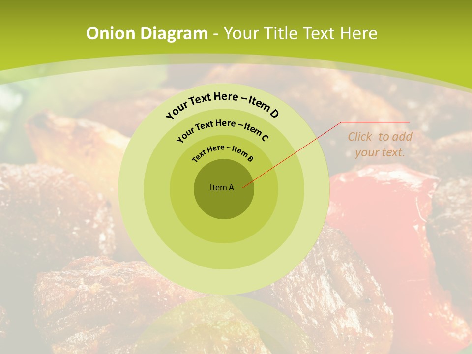 Grilled Pepper Kebap PowerPoint Template