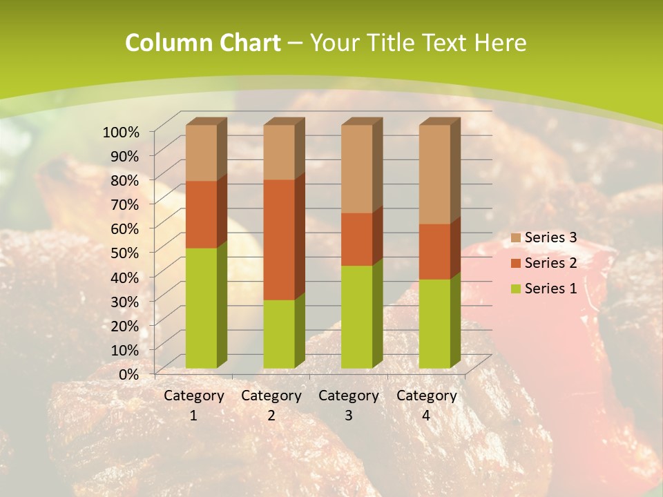 Grilled Pepper Kebap PowerPoint Template
