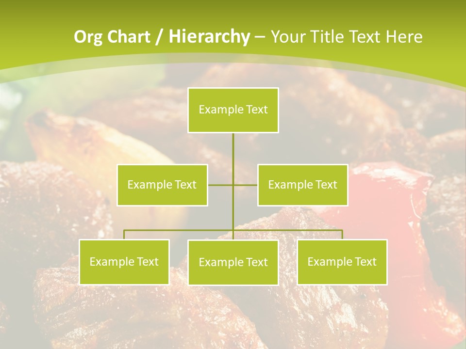 Grilled Pepper Kebap PowerPoint Template