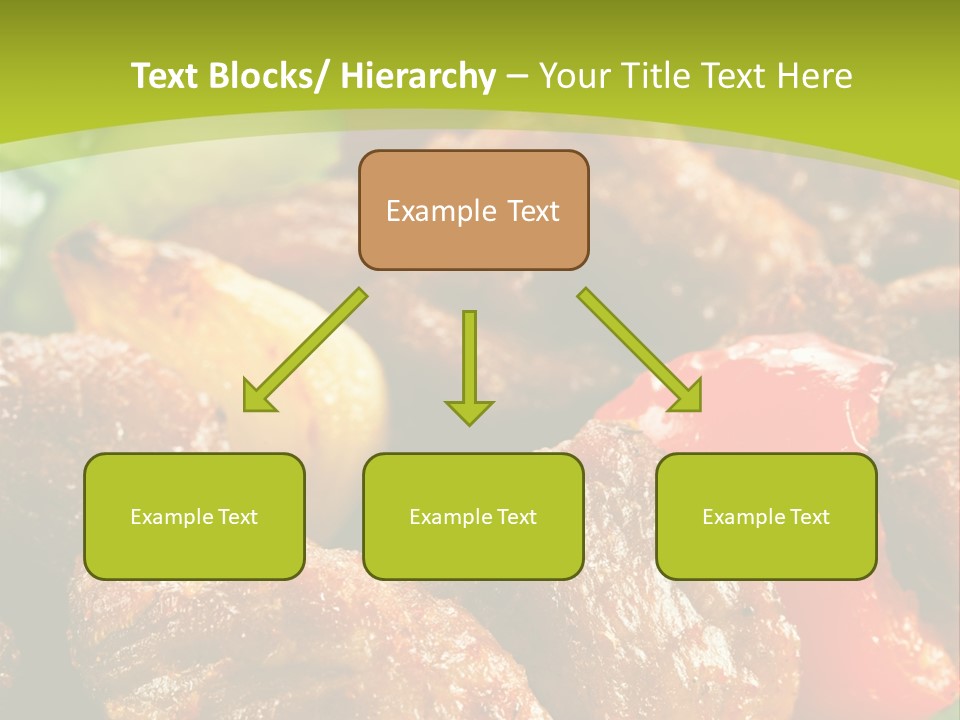 Grilled Pepper Kebap PowerPoint Template