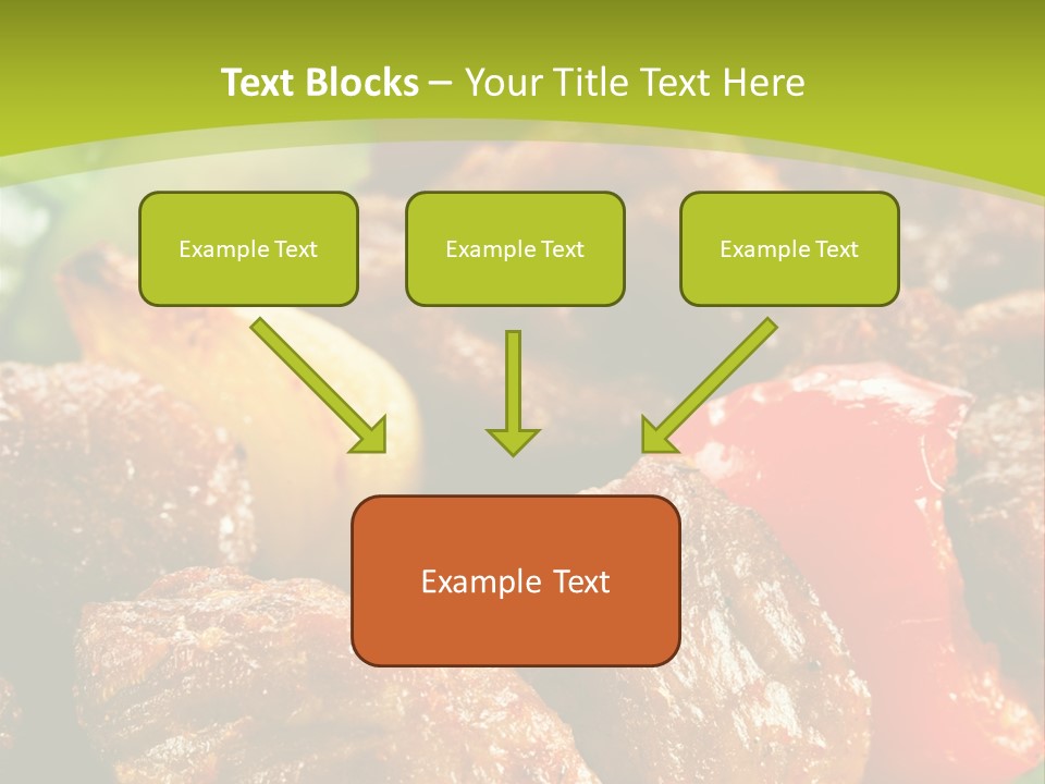 Grilled Pepper Kebap PowerPoint Template