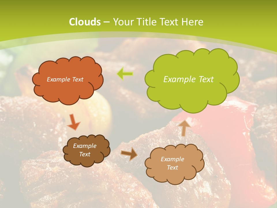 Grilled Pepper Kebap PowerPoint Template