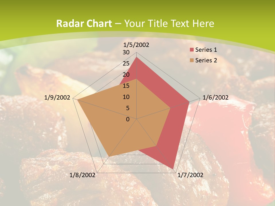 Grilled Pepper Kebap PowerPoint Template
