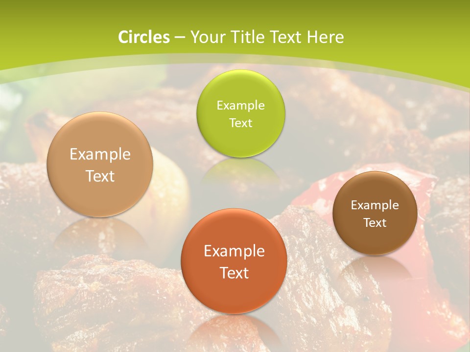 Grilled Pepper Kebap PowerPoint Template