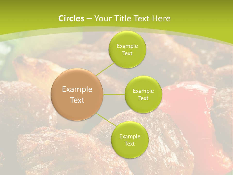 Grilled Pepper Kebap PowerPoint Template