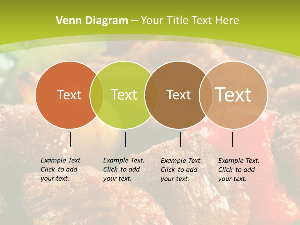 Grilled Pepper Kebap PowerPoint Template