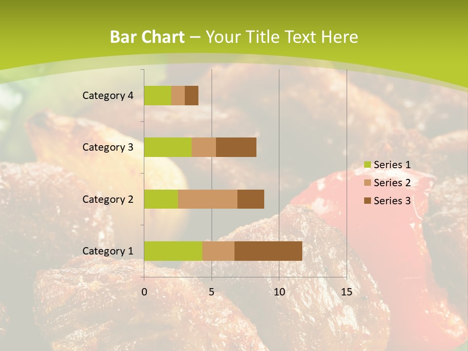 Grilled Pepper Kebap PowerPoint Template