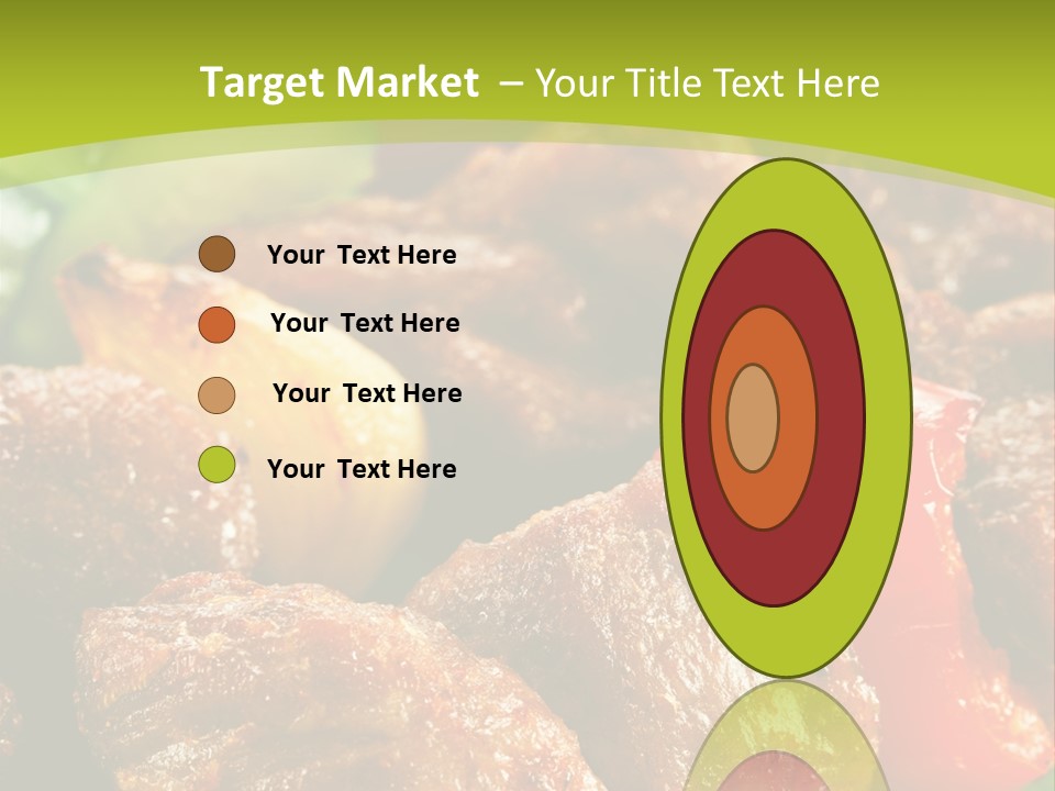 Grilled Pepper Kebap PowerPoint Template