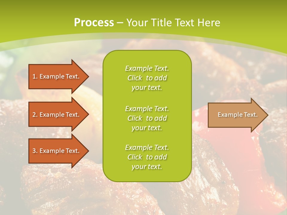 Grilled Pepper Kebap PowerPoint Template