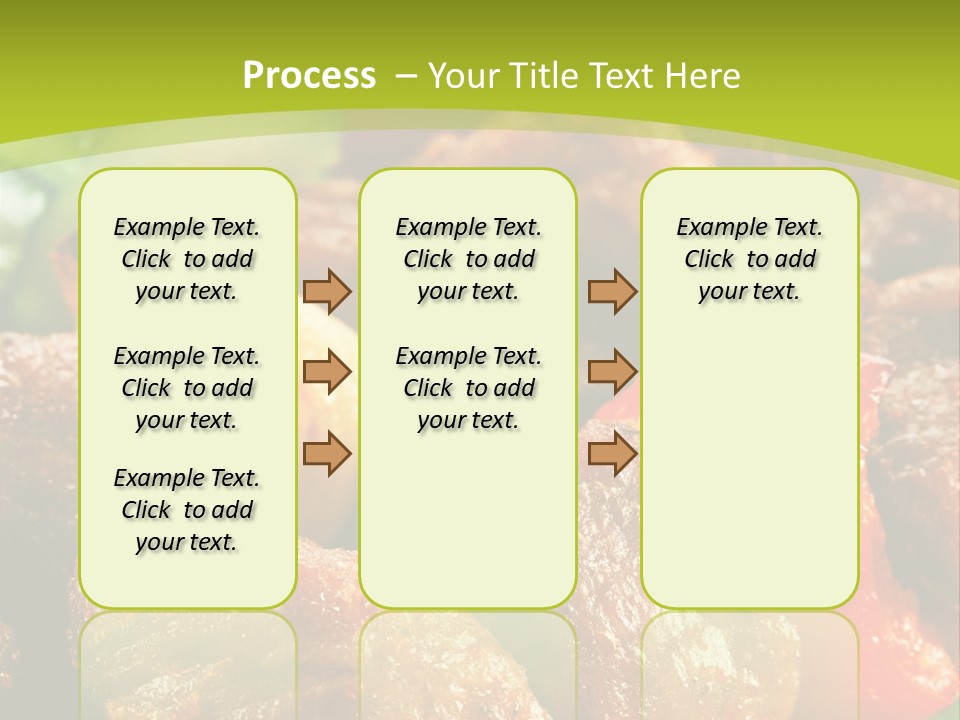 Grilled Pepper Kebap PowerPoint Template