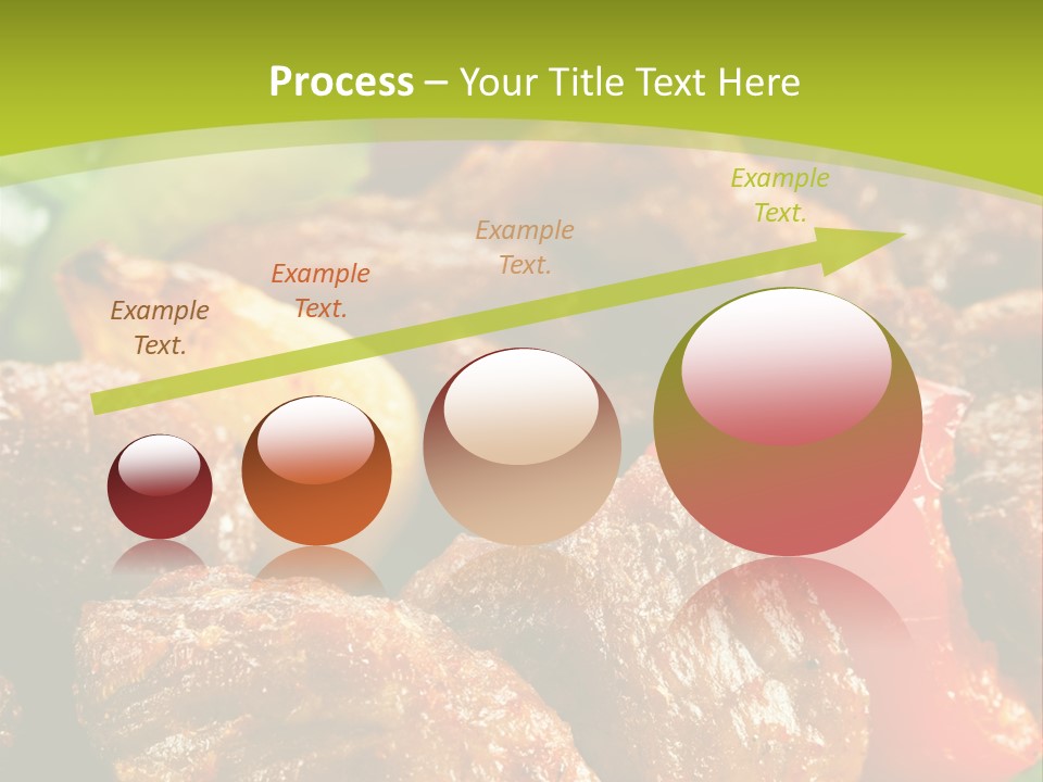 Grilled Pepper Kebap PowerPoint Template