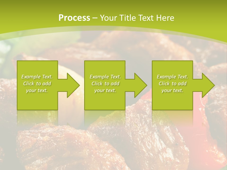 Grilled Pepper Kebap PowerPoint Template