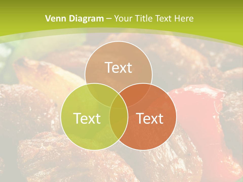 Grilled Pepper Kebap PowerPoint Template