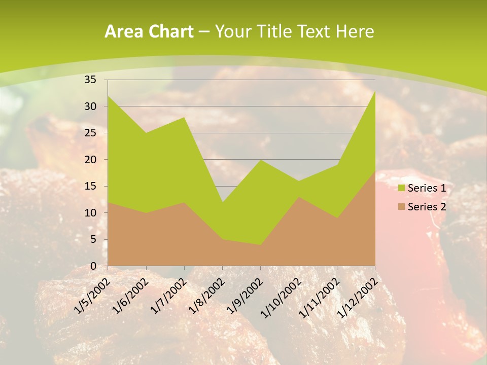 Grilled Pepper Kebap PowerPoint Template
