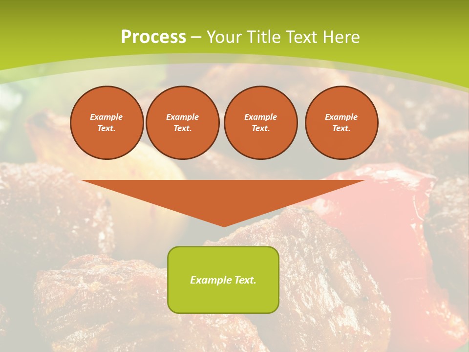 Grilled Pepper Kebap PowerPoint Template
