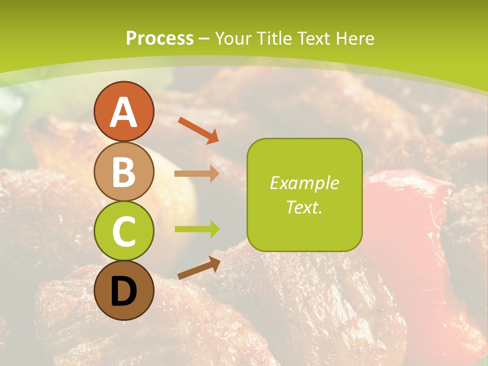 Grilled Pepper Kebap PowerPoint Template