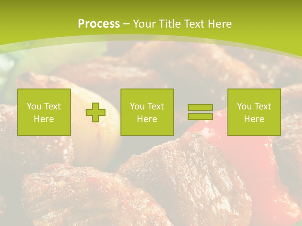 Grilled Pepper Kebap PowerPoint Template