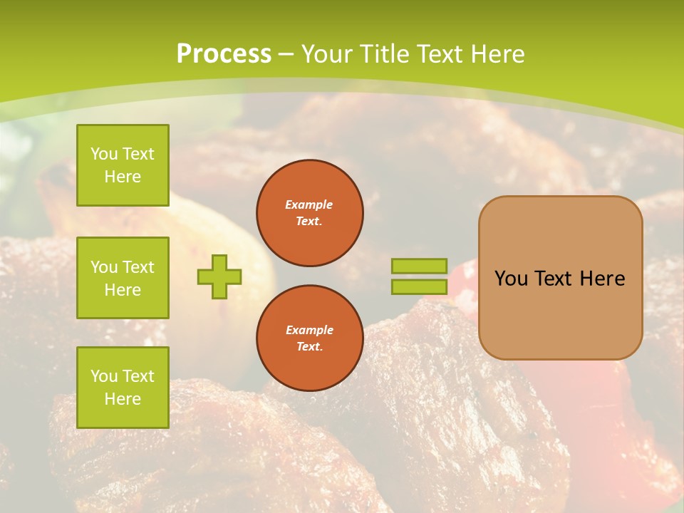 Grilled Pepper Kebap PowerPoint Template