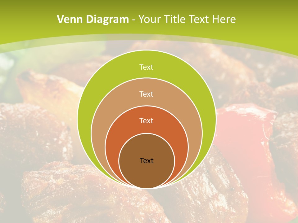 Grilled Pepper Kebap PowerPoint Template
