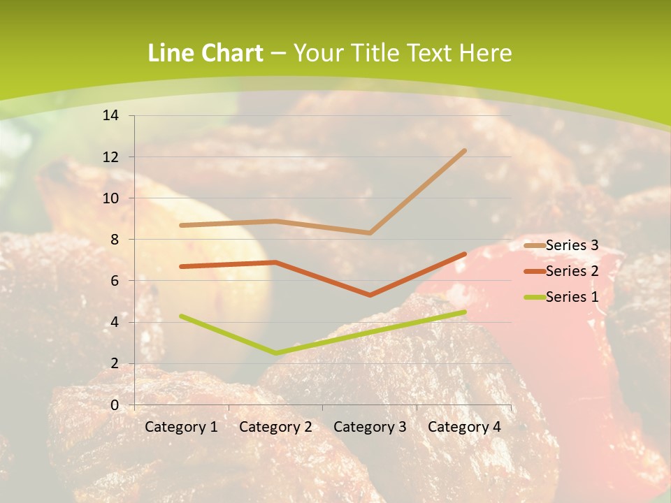 Grilled Pepper Kebap PowerPoint Template
