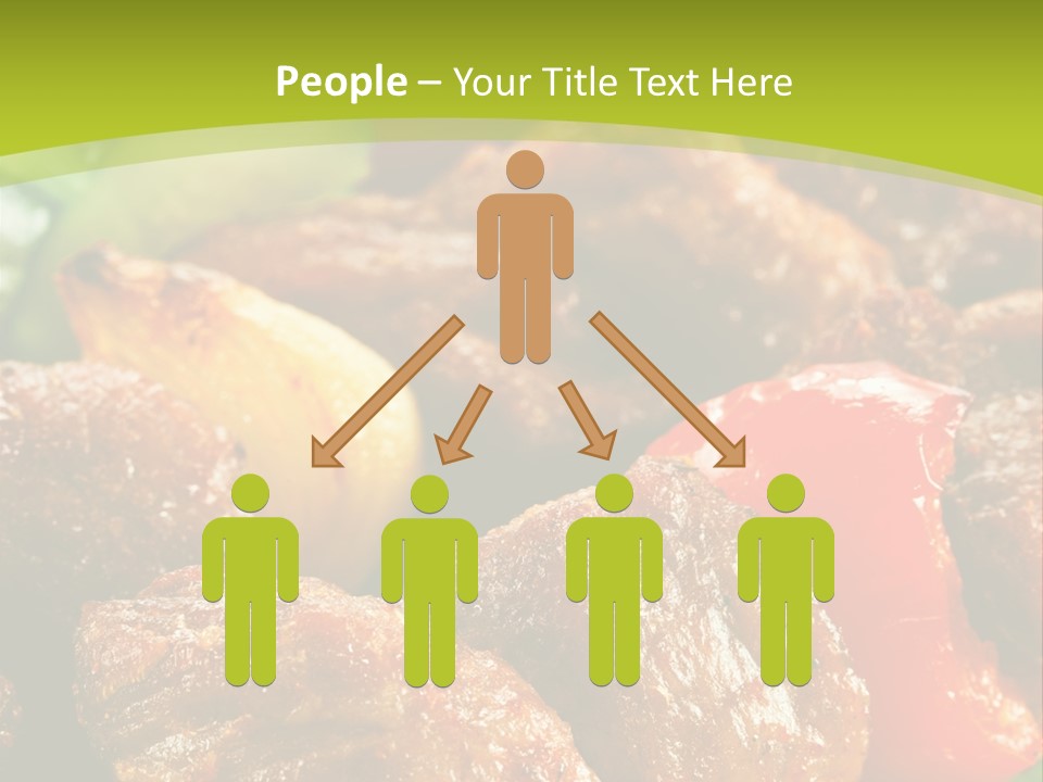 Grilled Pepper Kebap PowerPoint Template