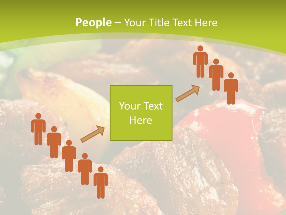 Grilled Pepper Kebap PowerPoint Template