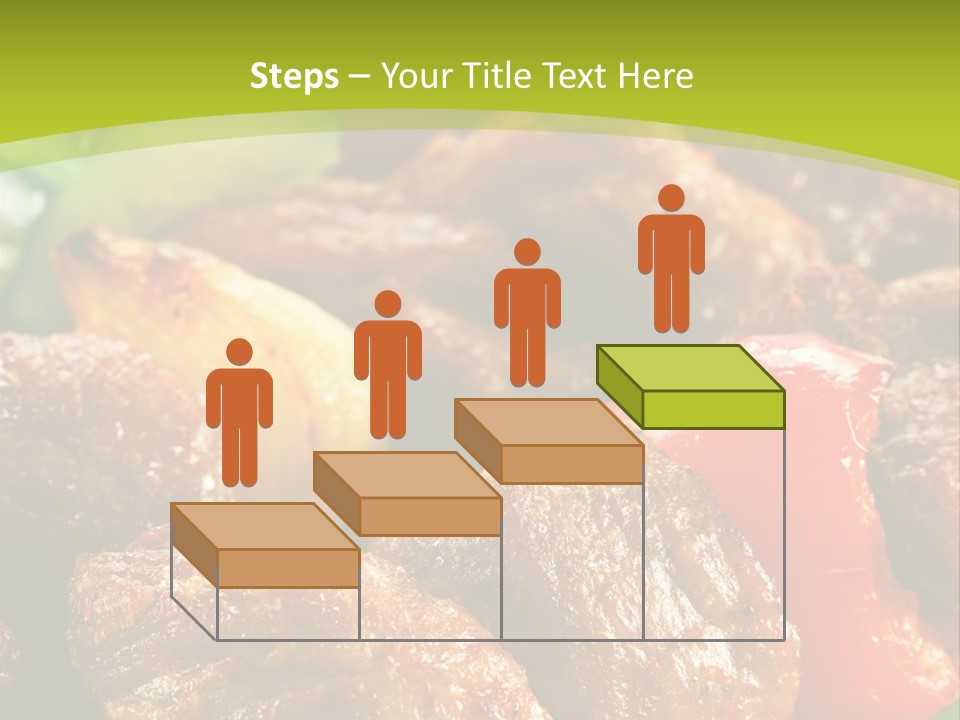 Grilled Pepper Kebap PowerPoint Template