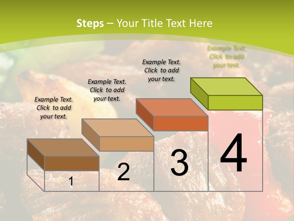 Grilled Pepper Kebap PowerPoint Template