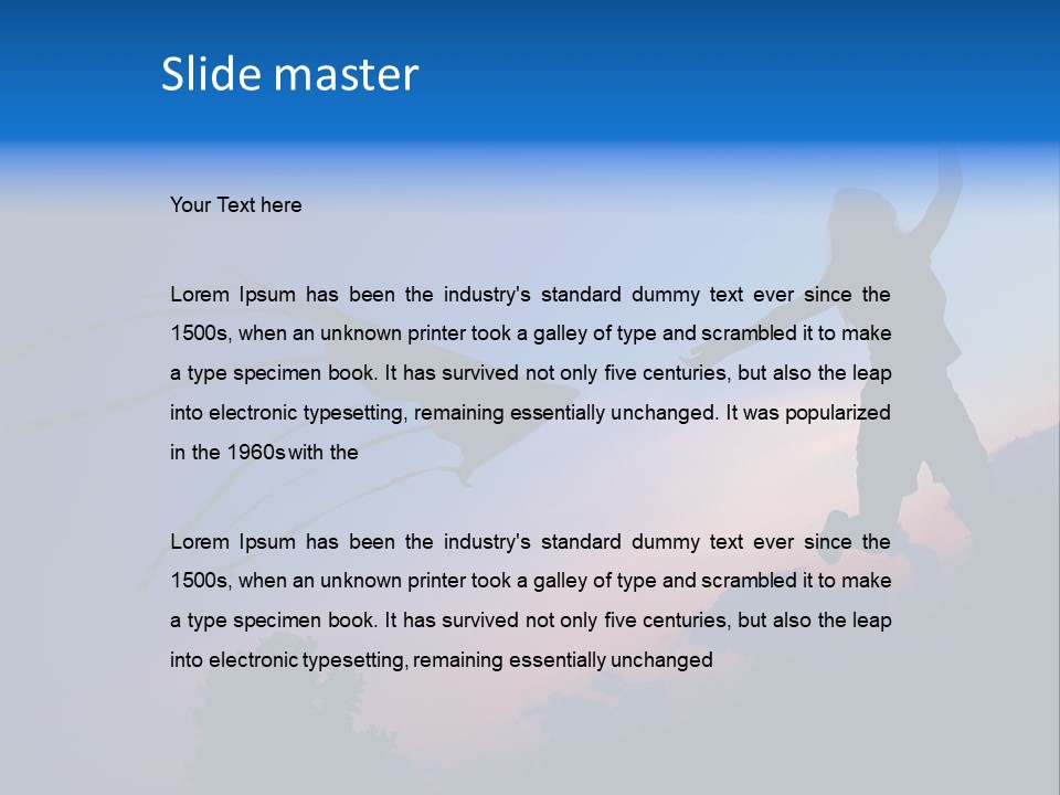 Human Office Conference PowerPoint Template