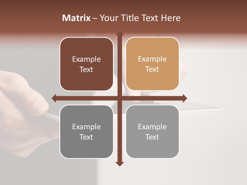 Display Male White PowerPoint Template
