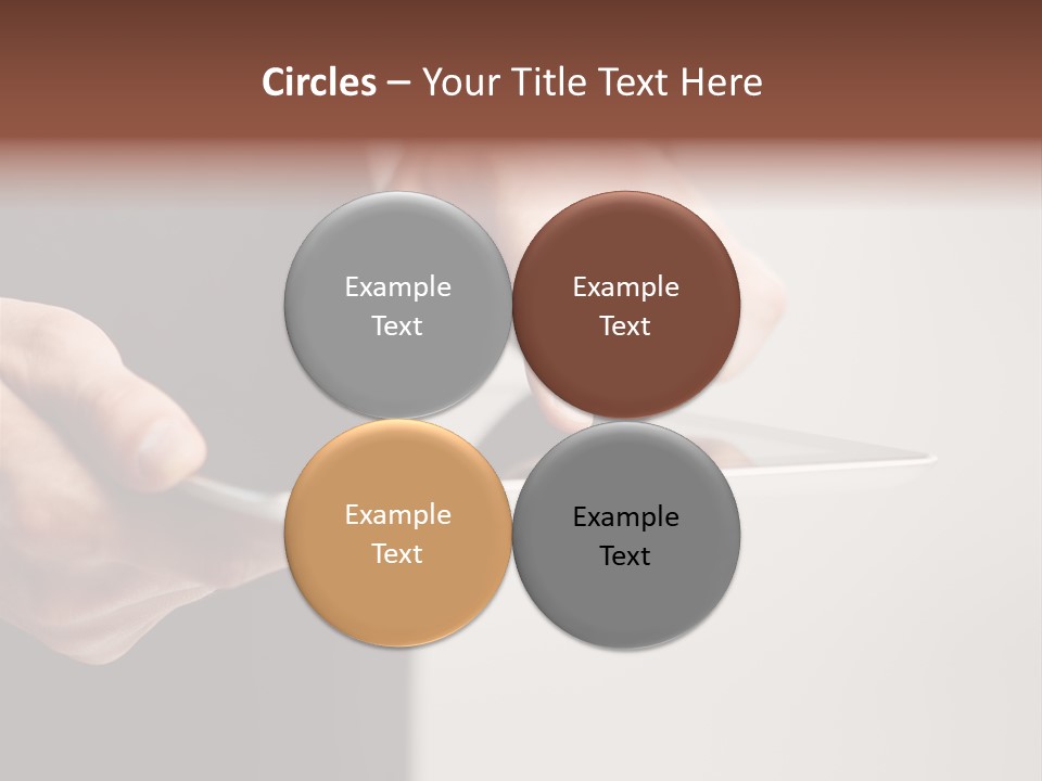 Display Male White PowerPoint Template